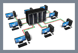 We offer middle-to-small scale computer network systems installation, business systems developments, and systems consulting.